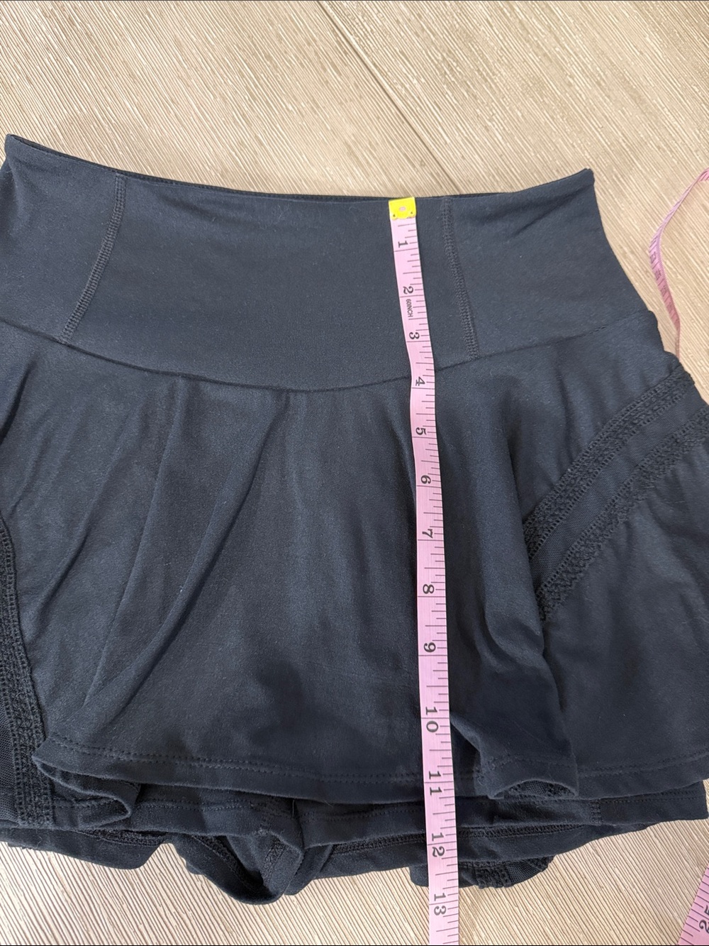 Free people check out my topspin black mini skirt shorts skort S - Picture 8 of 11
